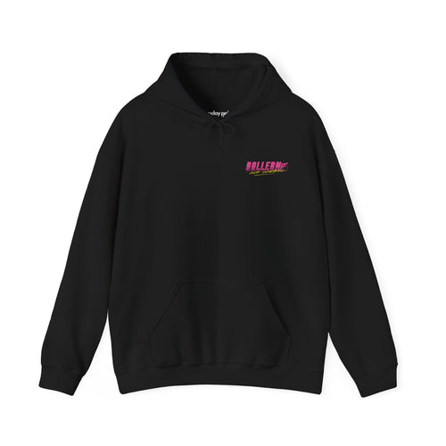 Ballern auf Carbon Hoodie Schwarz – Rennrad Pullover Natureholix – Frontansicht