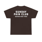 Sunday Pain Club Minimal T-Shirt – Cycling Shirt Herren Natureholix – Print Close-up