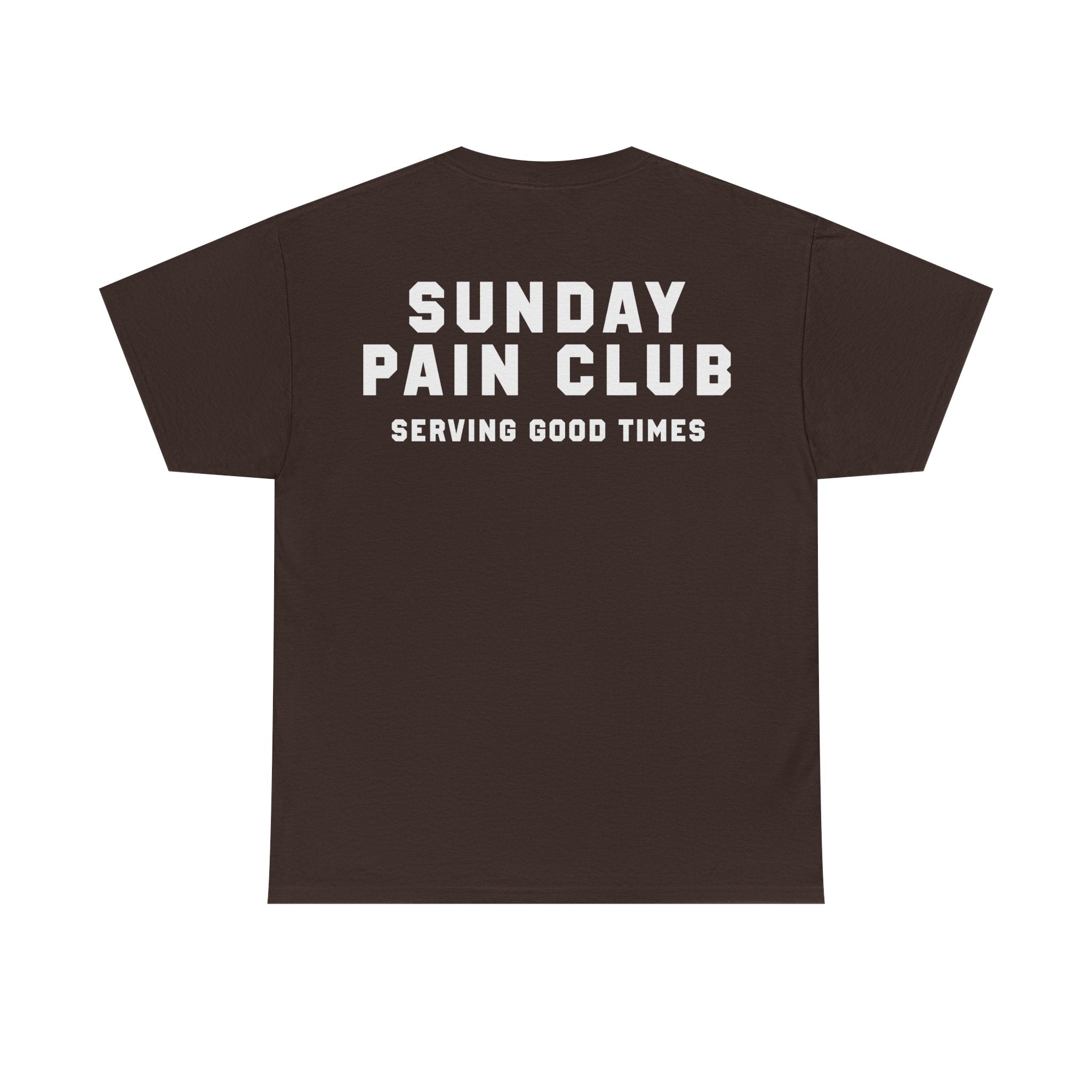 Sunday Pain Club Minimal T-Shirt – Cycling Shirt Herren Natureholix – Print Close-up