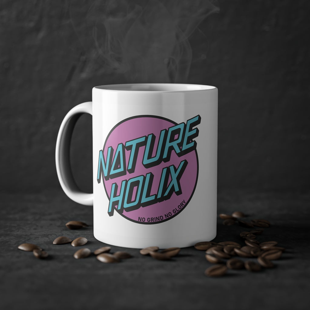 Natureholix Retro 90s Kaffeebecher – Cycling Mug Radsport Geschenk – Rückseite