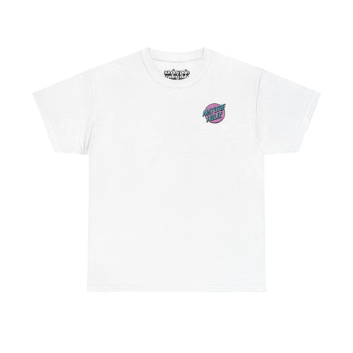 Long Beach Cycling Shirt No Grind No Glory – Natureholix Radsport T-Shirt – Detailansicht des Prints