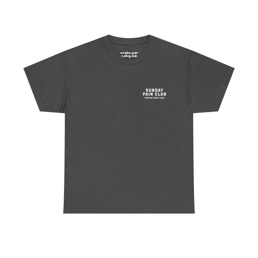 Sunday Pain Club Minimal T-Shirt – Cycling Shirt Herren Natureholix – Schriftzug Detail