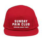Sunday Pain Club Bold 5-Panel Cap – bestickte Cycling Cap von Natureholix (Ansicht 10)