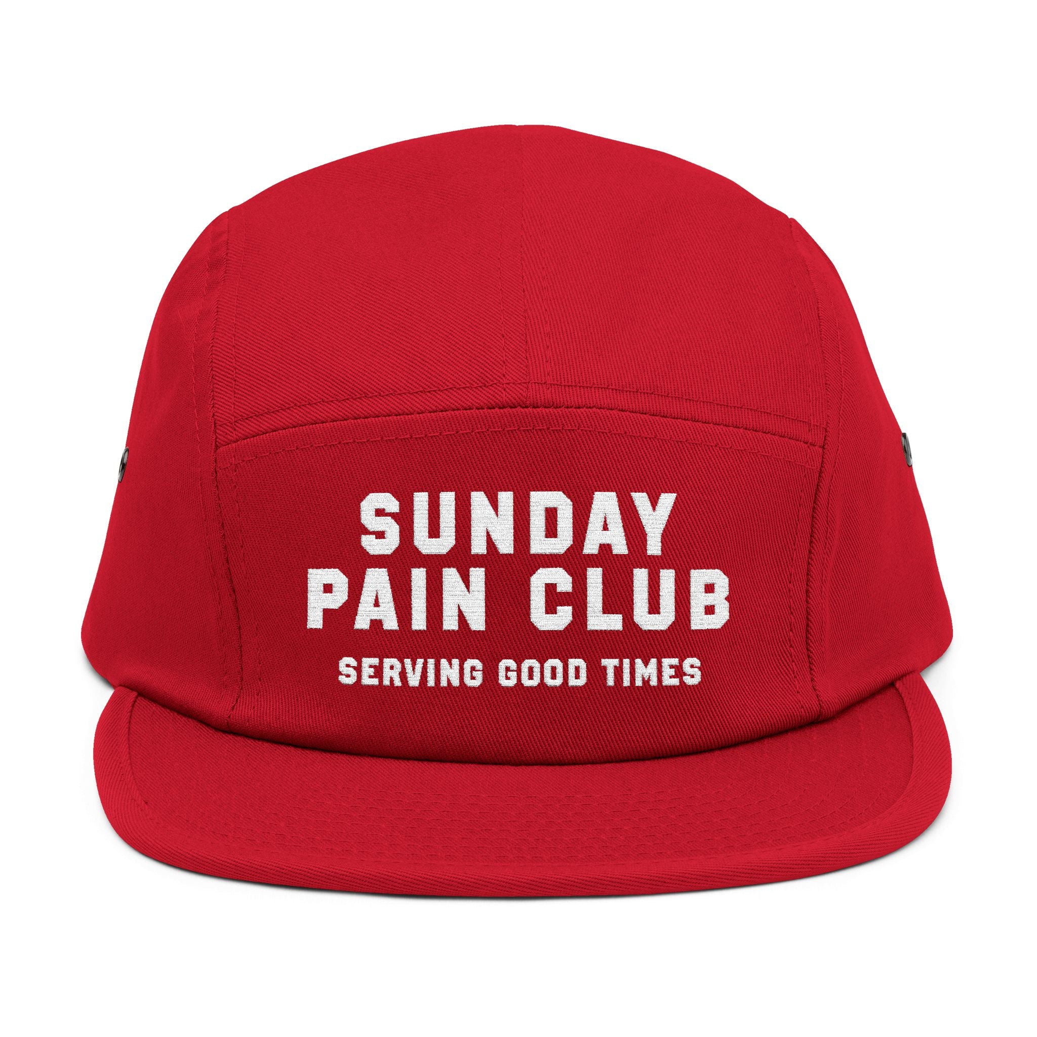 Sunday Pain Club Bold 5-Panel Cap – bestickte Cycling Cap von Natureholix (Ansicht 10)