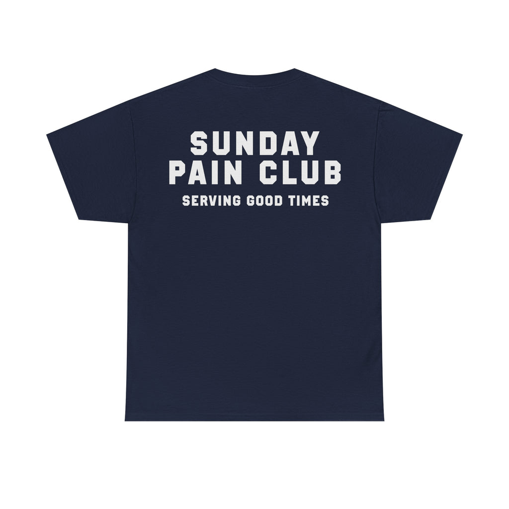 Sunday Pain Club Minimal T-Shirt – Cycling Shirt Herren Natureholix – Detailansicht des Prints