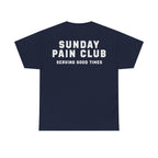Sunday Pain Club Minimal T-Shirt – Cycling Shirt Herren Natureholix – Detailansicht des Prints