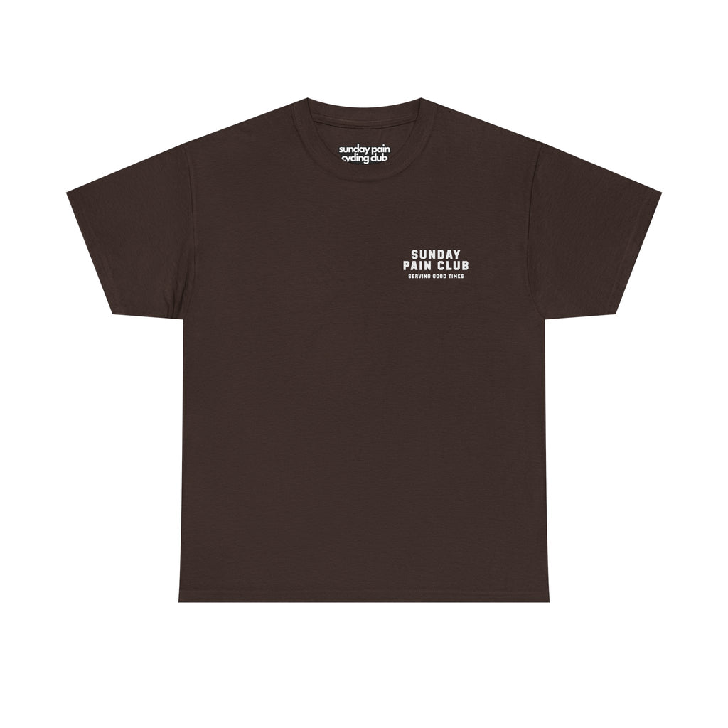 Sunday Pain Club Minimal T-Shirt – Cycling Shirt Herren Natureholix – Studio-Aufnahme Rückseite