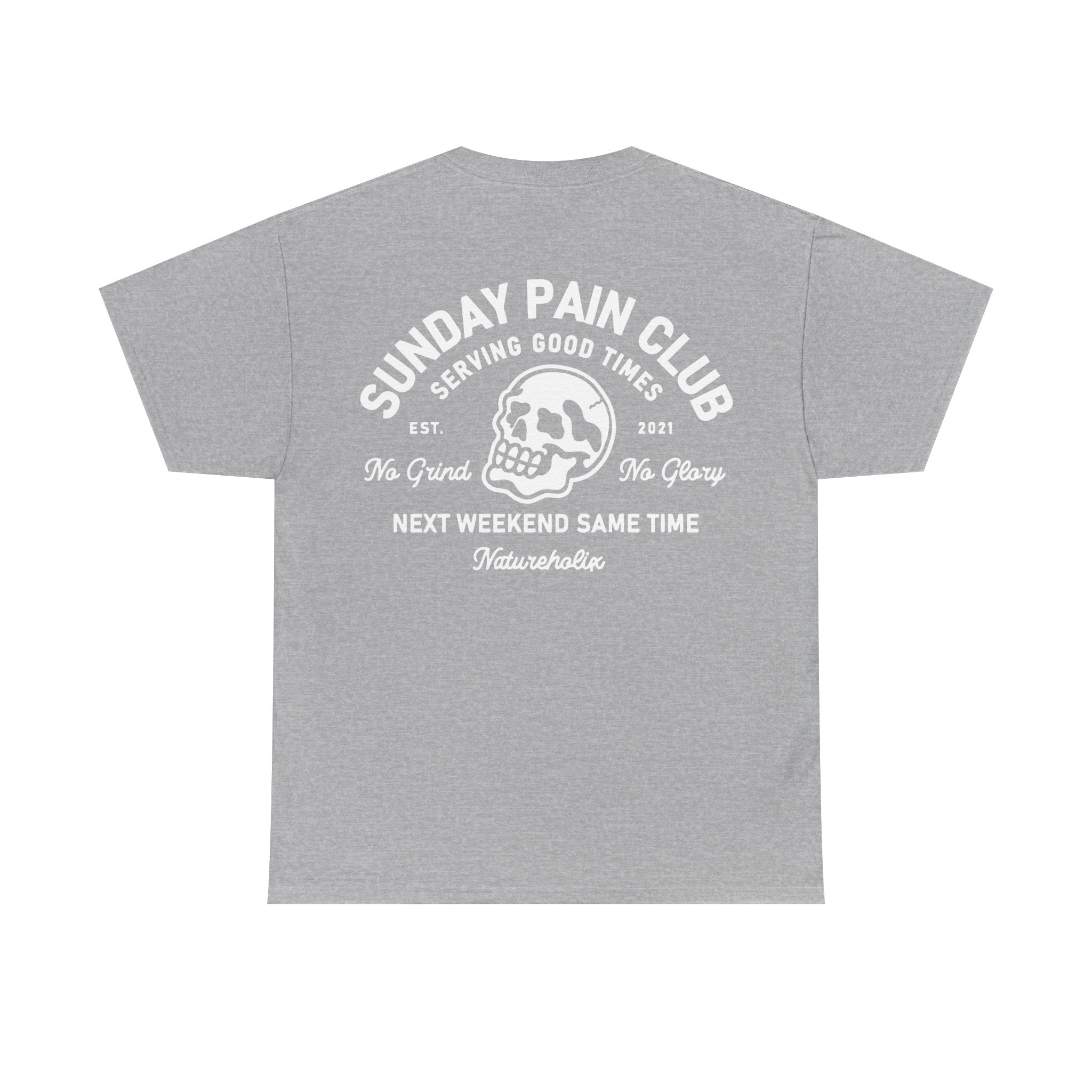 Sunday Pain Club T-Shirt Schwarz – Natureholix Cycling Shirt Herren – Modelansicht im Lifestyle-Setting
