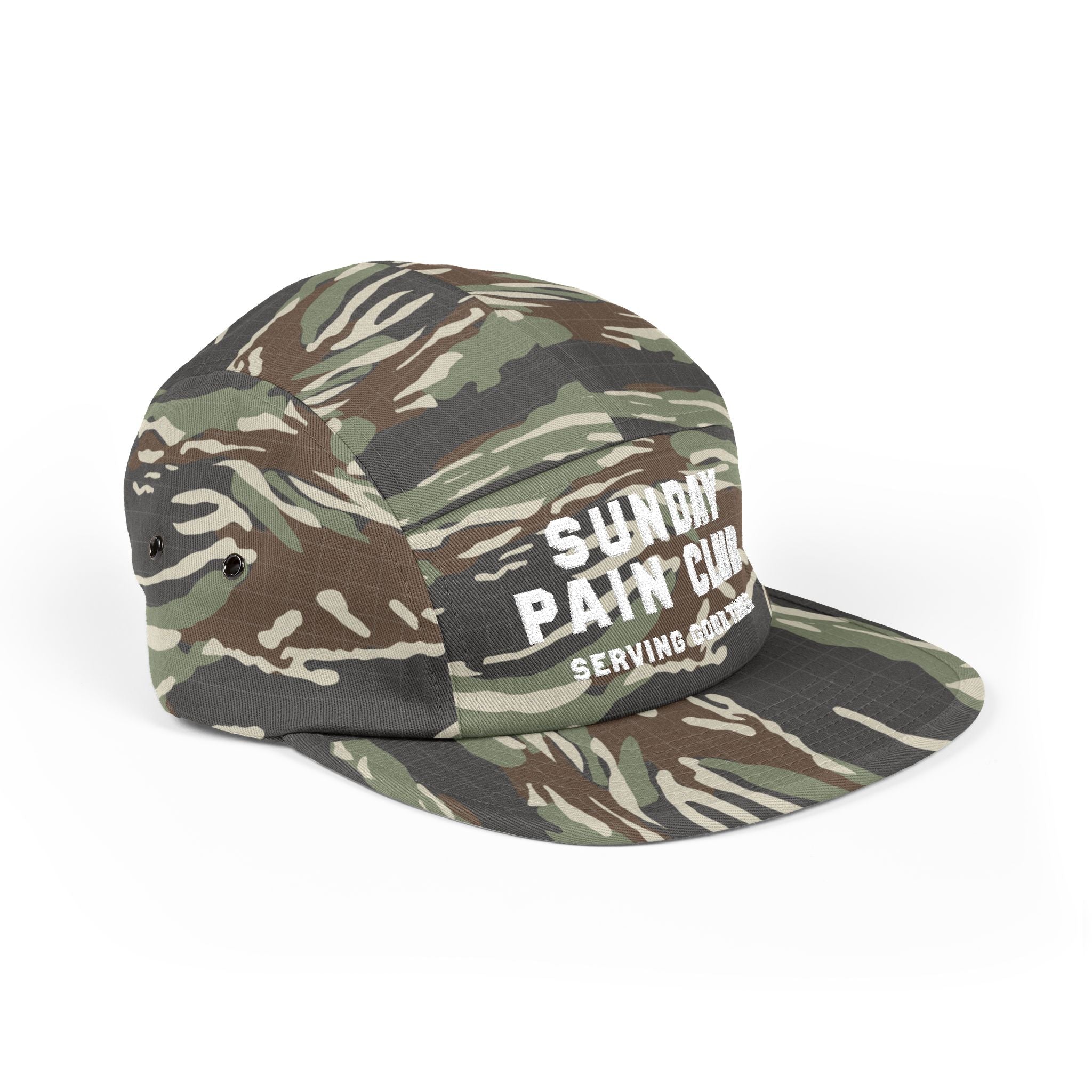 Sunday Pain Club Bold 5-Panel Cap – bestickte Cycling Cap von Natureholix (Ansicht 3)