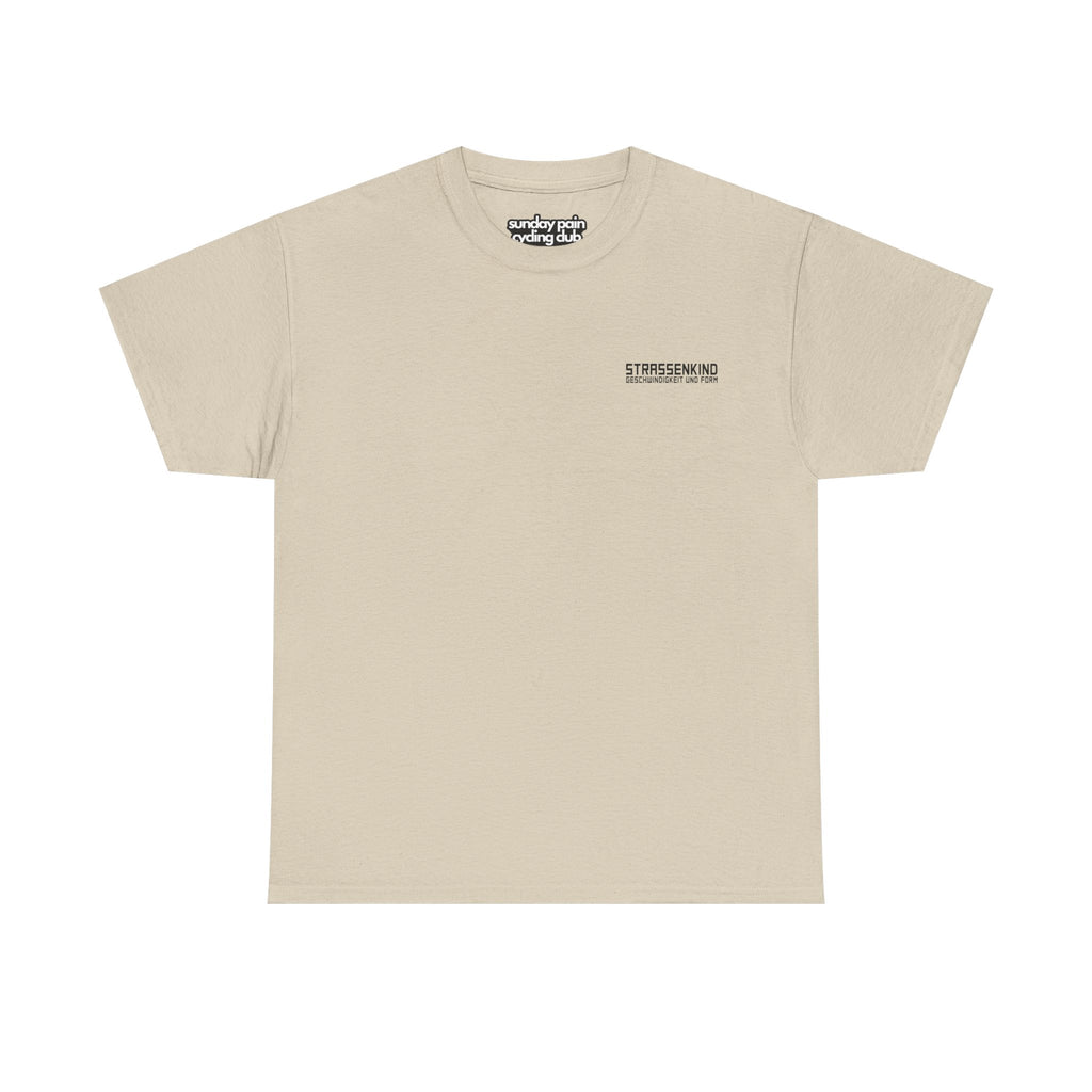 Natureholix Strassenkind T-Shirt – Rennrad Shirt Herren – Schriftzug Detail
