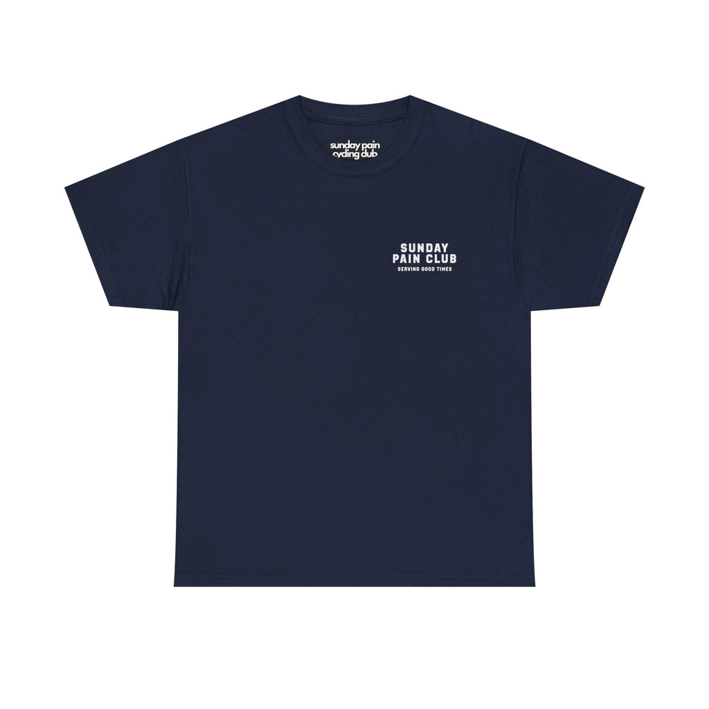Sunday Pain Club Minimal T-Shirt – Cycling Shirt Herren Natureholix – Frontansicht