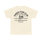 Sunday Pain Club Pastel T-Shirt – Natureholix Cycling Shirt – Studio-Aufnahme Vorderseite