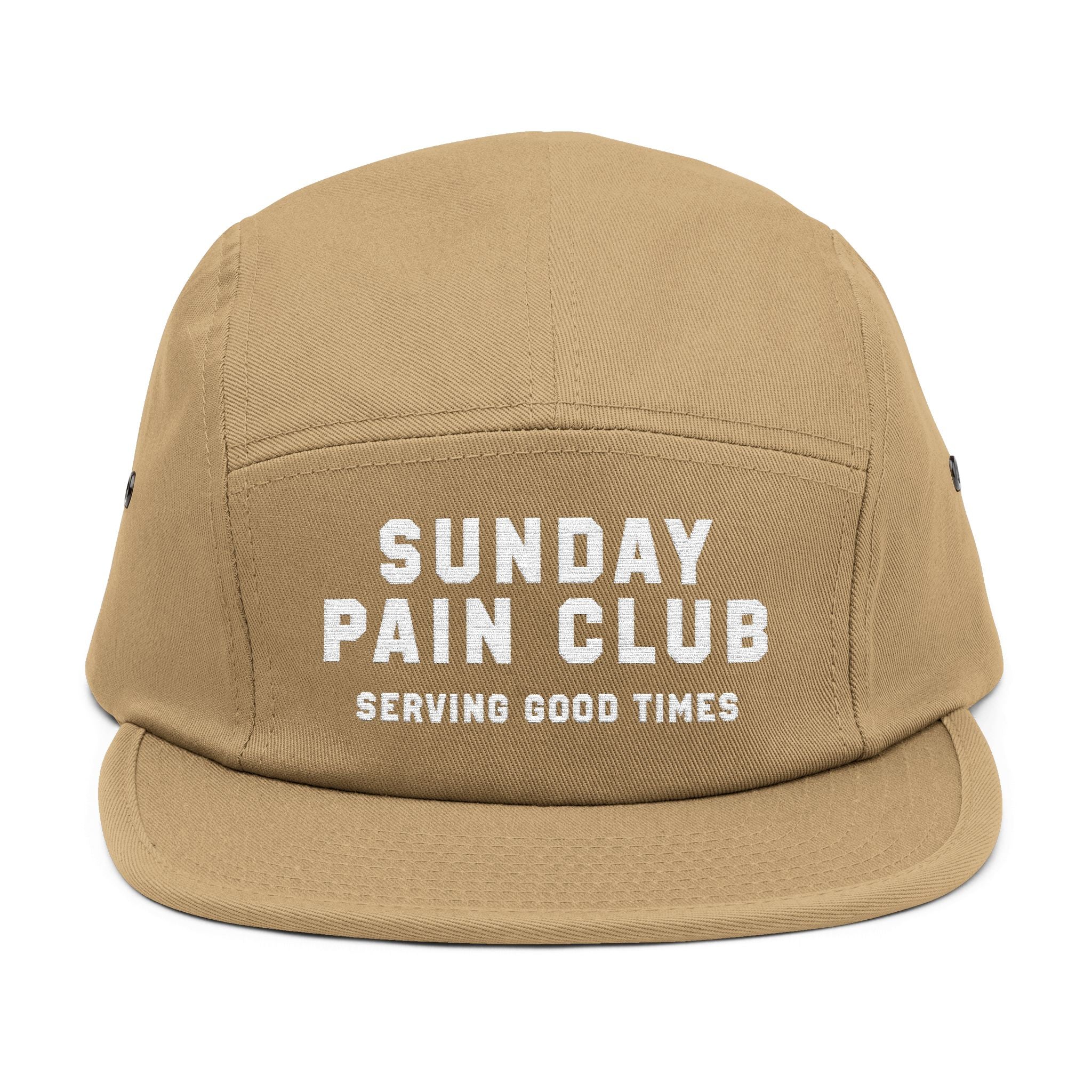 Sunday Pain Club Bold 5-Panel Cap – bestickte Cycling Cap von Natureholix (Ansicht 5)