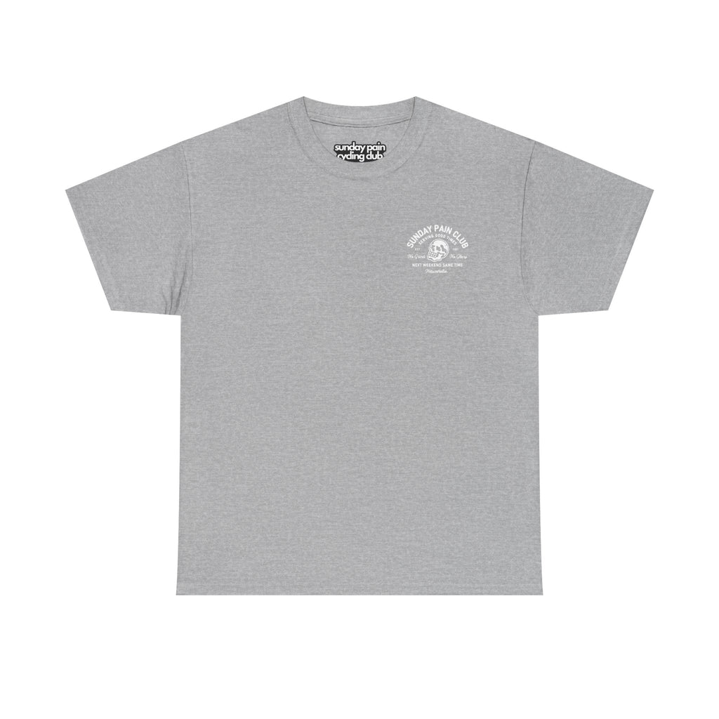 Sunday Pain Club T-Shirt Schwarz – Natureholix Cycling Shirt Herren – Rückseite